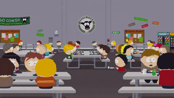 walking students GIF by South Park 
