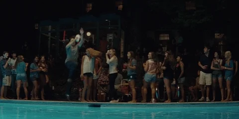 the spectacular now pool GIF