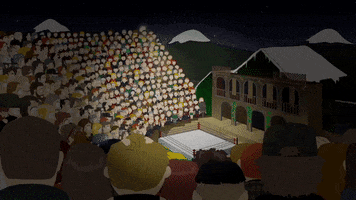 theater speaking GIF by South Park 