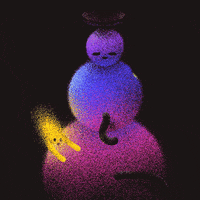 snowman dissolve GIF by Ori Toor