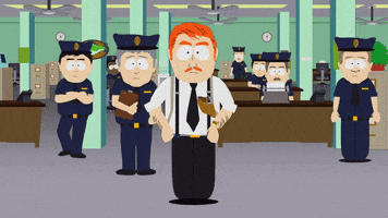 eric cartman cops GIF by South Park 