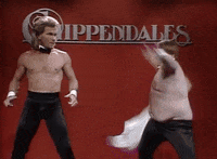 Chris Farley Chippendales Gif