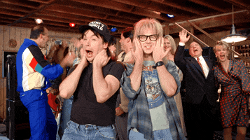 Waynes World Fish GIF by Hollywood Suite