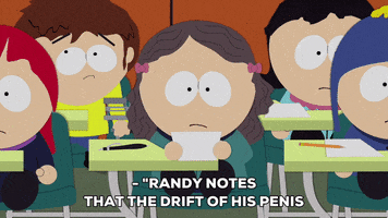 reading speaking GIF by South Park 