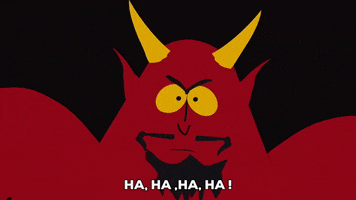 excited satan GIF by South Park 