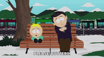 looking butters stotch GIF by South Park 