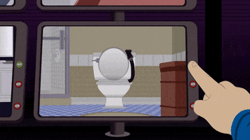 toilet spying GIF by South Park 