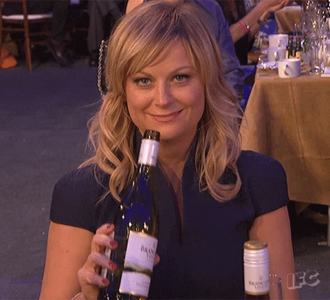 Amy Poehler Drinking GIF by IFC - Find & Share on GIPHY