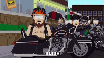 sick vomit GIF by South Park 