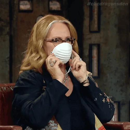 dragons' den mask GIF by CBC
