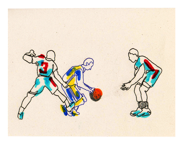 complicated basketball moves made simple through animation