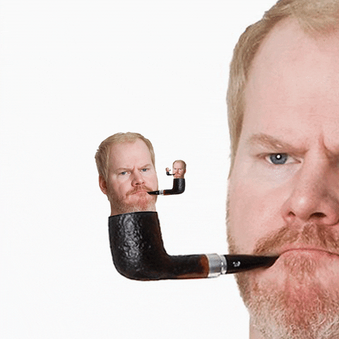 jim gaffigan smoking GIF by Feliks Tomasz Konczakowski