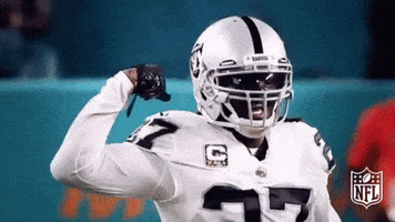 Flexing Oakland Raiders GIF by NFL