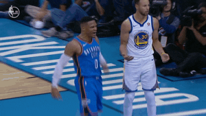 russell westbrook okc thunder GIF by NBA