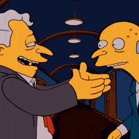 The Simpsons Kisses GIF by Rodney Dangerfield