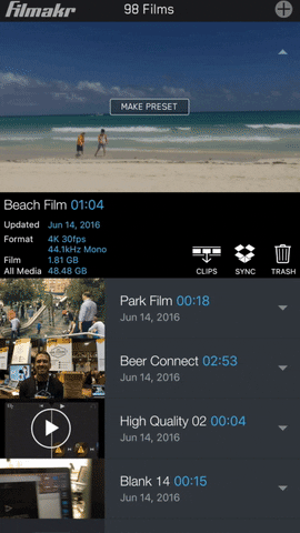 filmakr video delete video editor video maker GIF