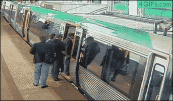 fikrjadid crowd-pushes-train-rescue GIF