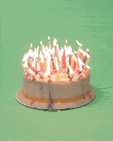 Happy Birthday Fire GIF by Birthday Bot