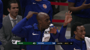 celebrate anthony tolliver GIF by NBA