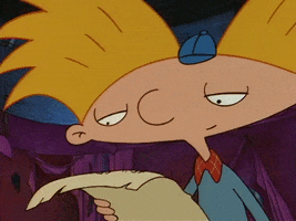 idea grinning GIF by Hey Arnold