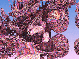 pink fractals GIF by David Berrebi