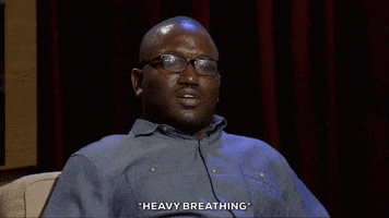 hannibal buress Heavy breathing GIF by The Eric Andre Show