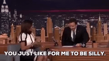 you just like for me to be silly jimmy fallon GIF by Obama