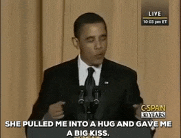 barack obama kiss GIF by Obama