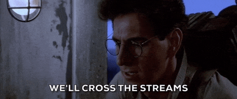 harold ramis well cross the streams GIF by Ghostbusters 