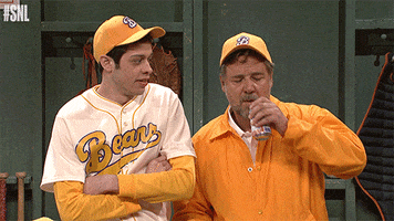 Pete Davidson Drink GIF by Saturday Night Live