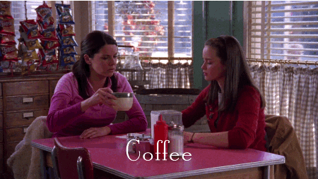 Lauren Graham Coffee GIF by Gilmore Girls  - Find & Share on GIPHY