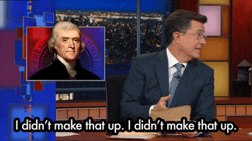 stephen colbert history GIF by The Late Show With Stephen Colbert