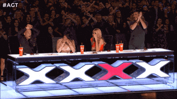 #look away #the end GIF by America's Got Talent