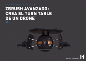 drone zbrush GIF by Crehana