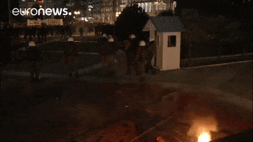 fire explosion GIF by euronews
