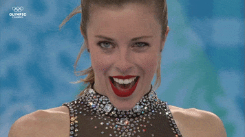 ashley wagner hair flip GIF by Olympic Channel