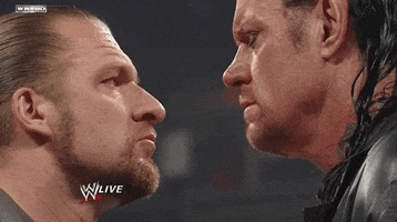 Stare Down Triple H GIF by WWE