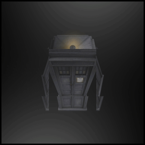 Cubic Tardis GIF