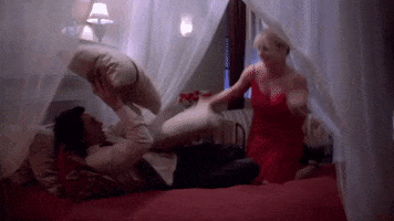 tommy wiseau pillow fight GIF by The Room