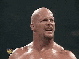 Confused Steve Austin GIF by WWE