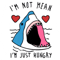 im not mean im just hungry GIF by LookHUMAN