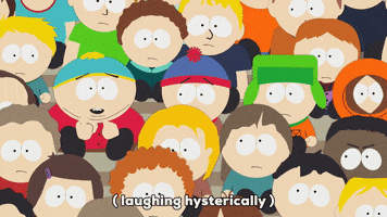 eric cartman laugh GIF by South Park 