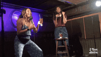 jessica williams you were running to the finish line and i was not starting that race GIF by 2 Dope Queens Podcast