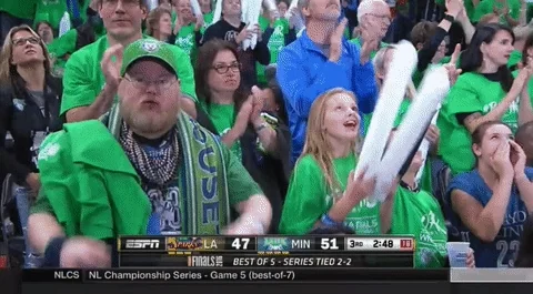 Excited Game 5 GIF