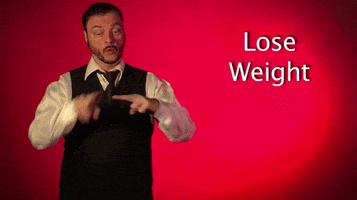 sign language lose weight GIF by Sign with Robert