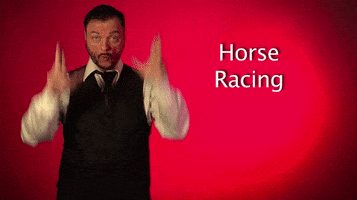 horse racing asl GIF by Sign with Robert