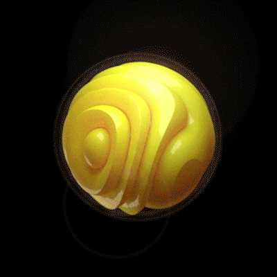 derrk loop yellow science blender GIF