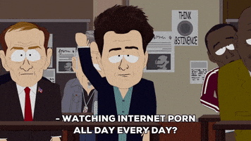 charlie sheen dog GIF by South Park 