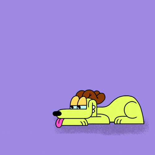 Tired Dog GIF by Jason Clarke