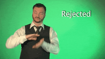 rejected sign language GIF by Sign with Robert
